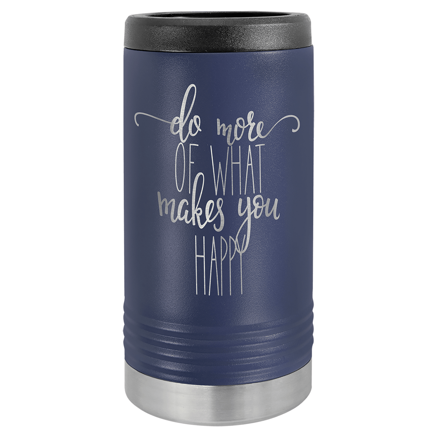 Engraved slim can holder